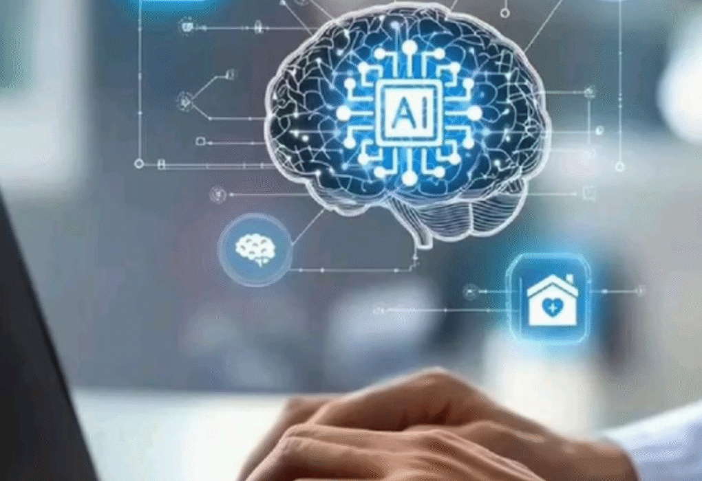 Visual representation of Google I/O 2025 AI showcasing healthcare and real-world applications.