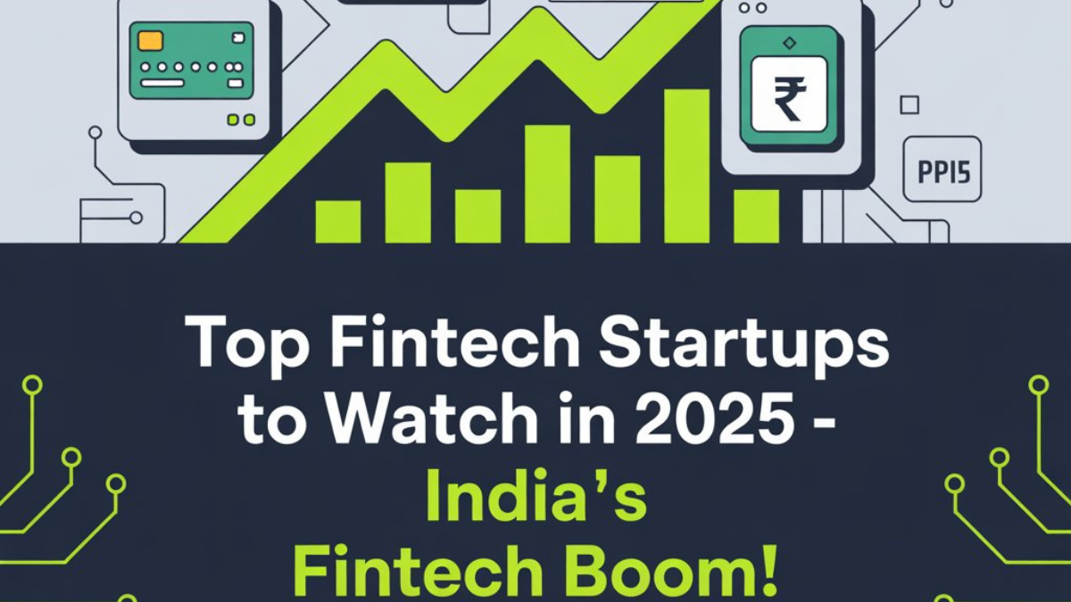 Top fintech startups in India 2025 list visual