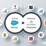 Choosing Between Salesforce and ServiceNow in 2025: A Founder’s Perspective Salesforce and ServiceNow adoption in 2025”.