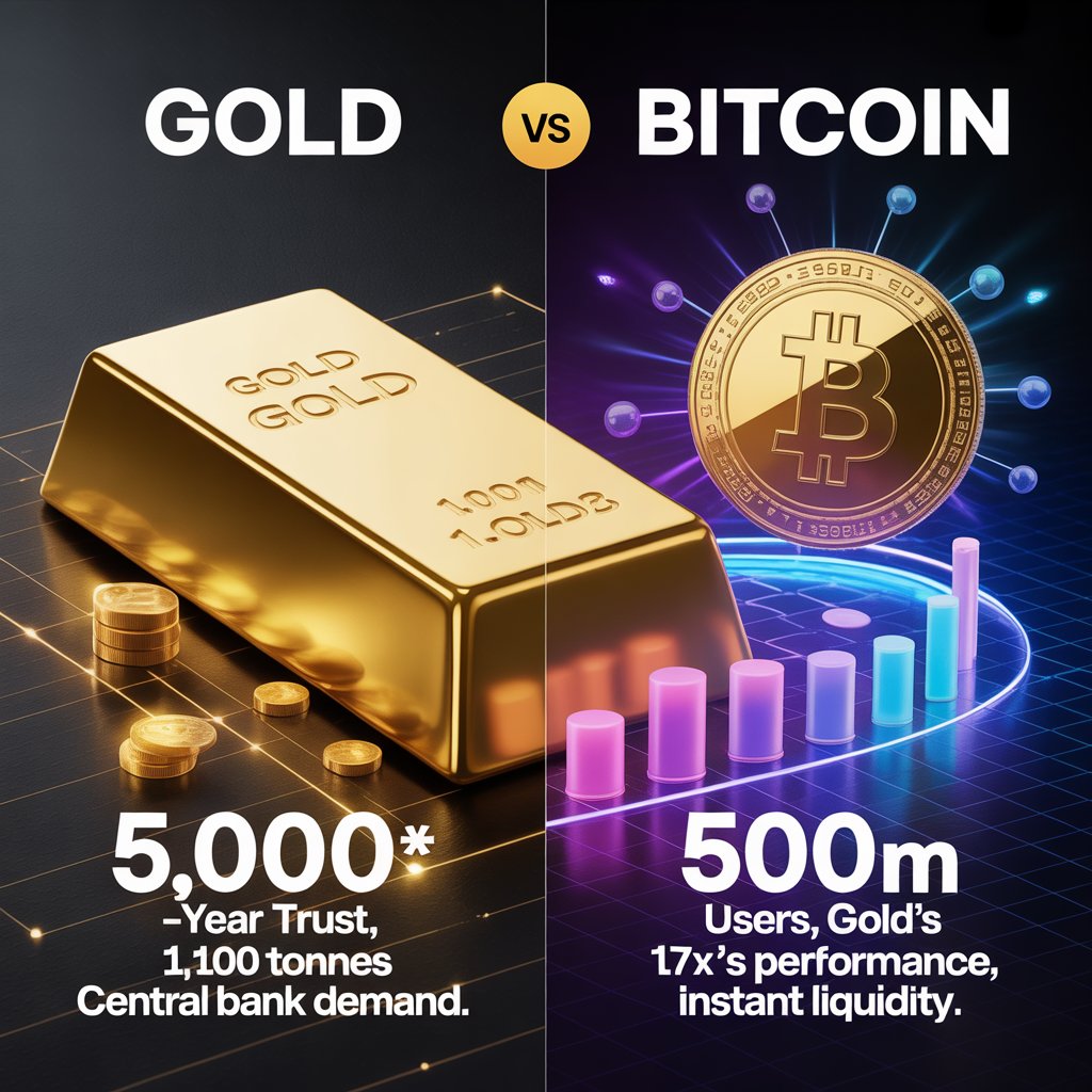 Gold vs Bitcoin 2025: The Comparison