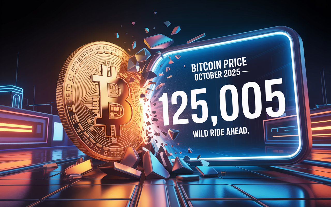 “bitcoin price October 2025 breakout chart with ETF and tariff data”