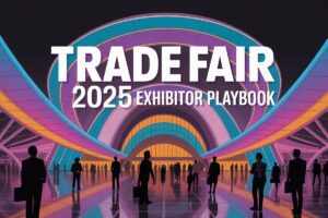 Trade Fair 2025 thumbnail showing Bharat Mandapam and exhibitor theme