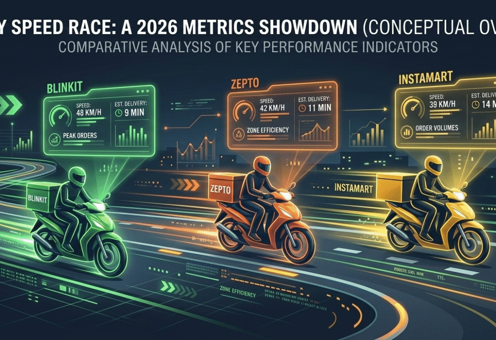 Zepto vs Blinkit delivery speed comparison 2026 — average delivery times across Indian cities