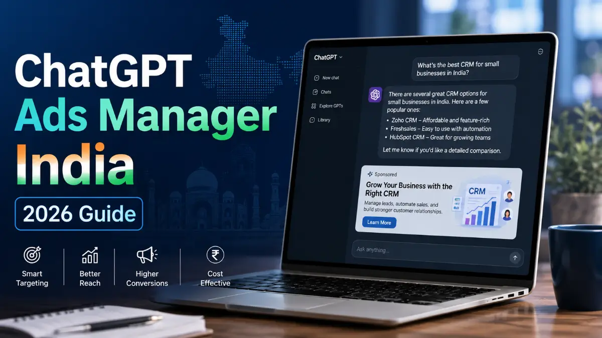 ChatGPT Ads Manager India: Complete 2026 Guide to Advertising on ChatGPT