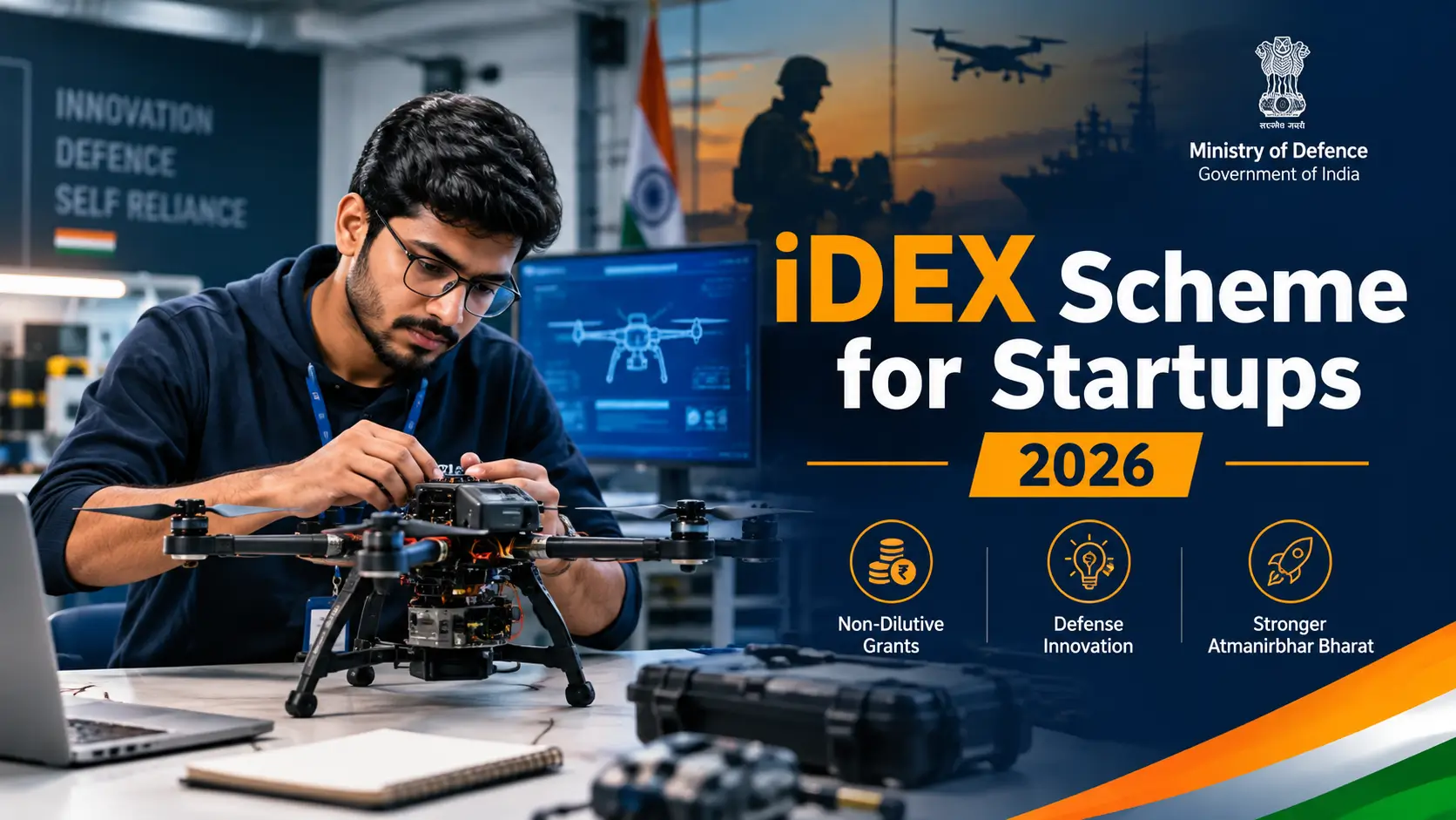 iDEX Scheme for Startups: The Complete Guide to India’s Defense Innovation Grants (2026)